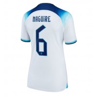 Billiga England Harry Maguire #6 Hemma fotbollskläder Dam VM 2022 Kortärmad